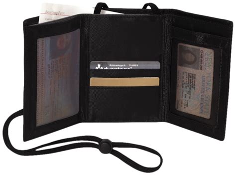 swiss gear rfid protection airport id and ticket wallet|SWISSGEAR Airport ID and Ticket Wallet, Black .